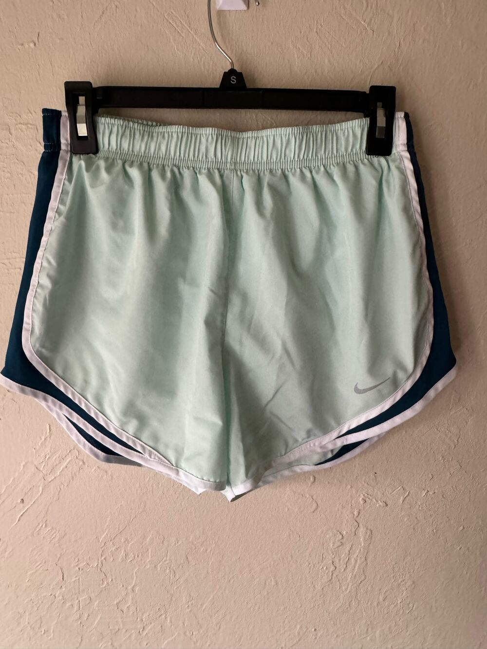 Nike Dri Fit Women's Pale Blue Shorts Size M
